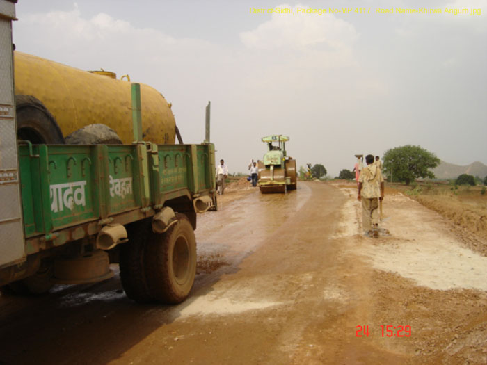 District-Sidhi, Package No-MP 4117, Road Name-Khirwa Angurh